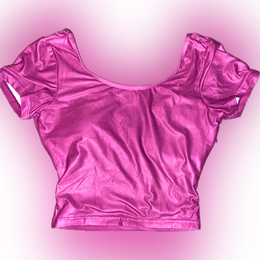 cropped purple cross t-shirt!